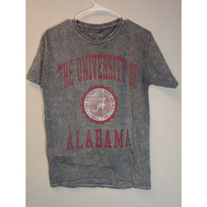 Gameday X Social Couture House Alabama Tee Gray Red Womens Small